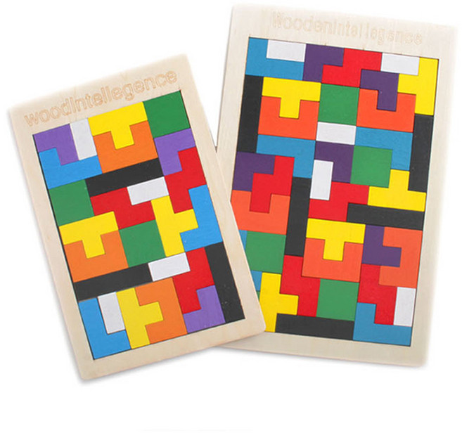 펜토미노 퍼즐 / 도형 나무 조각 학습, 1개