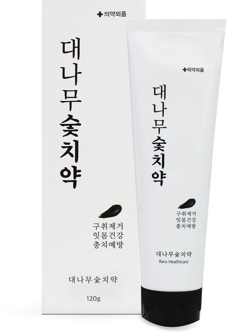 대나무 숯치약 잇몸치약 잇몸에좋은치약 구취제거 임산부치약 임냄새 덴탈케어 120g, 4개