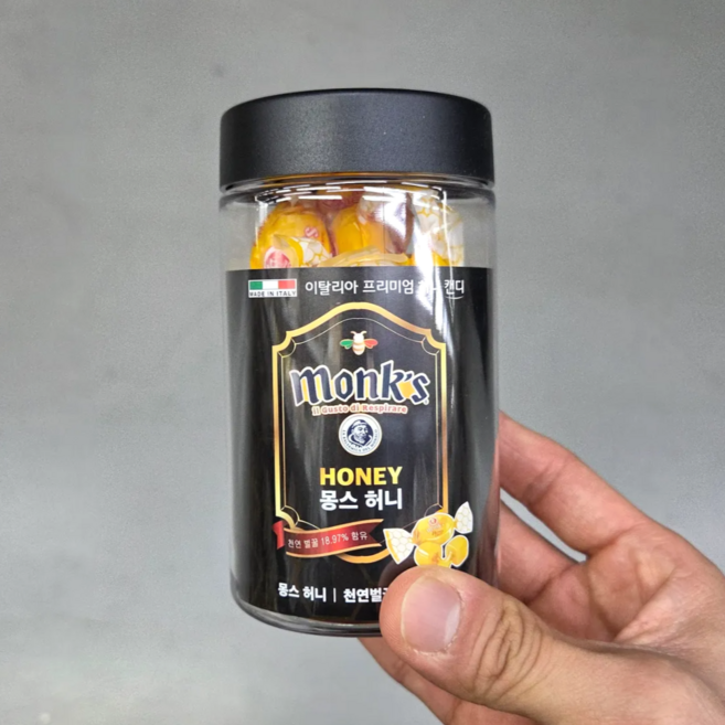 몽스 허니 캔디, 80g, 2개