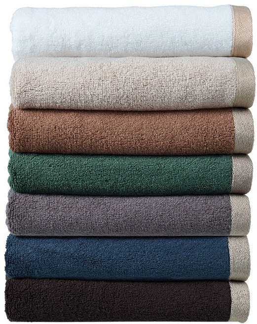 플랫화이트 프리미엄 210g 부드럽고 두툼한 밤부 호텔수건, 7개, 혼합