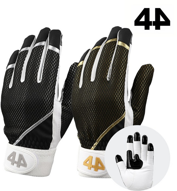 44 야구 하이그립 수비장갑 논슬립 손바닥 보호, 1개, 골드
