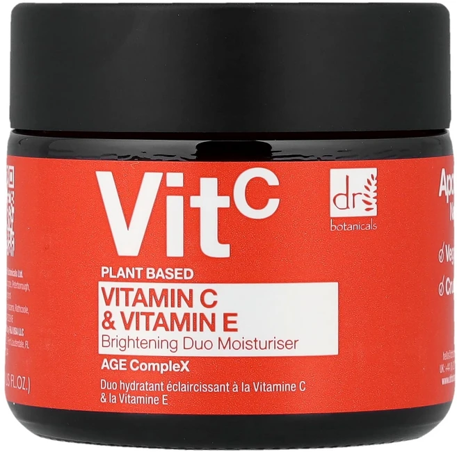 닥터 보태니컬스 비타민 C & 비타민 E 브라이트닝 듀오 모이스처라이저 60ml (2 fl oz) DBN-59100 - 쿠팡