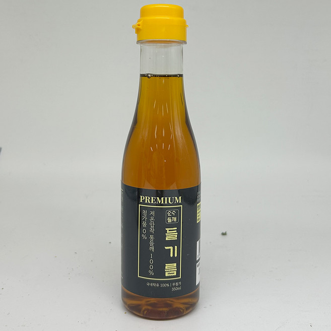 고소한 저온압착 통들깨 들기름 350ml 1병, 1개