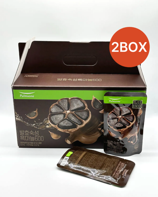 풀무원 건강즙 발효숙성 흑마늘600, 80ml, 60개