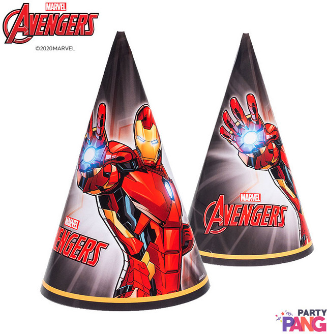 마블 어벤져스 파티고깔 6입 [아이언맨 오리지널], 단품