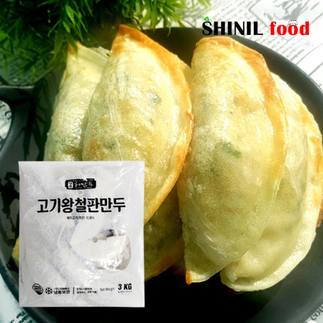 신일푸드 허만두 고기 왕 철판만두, 3kg, 1개
