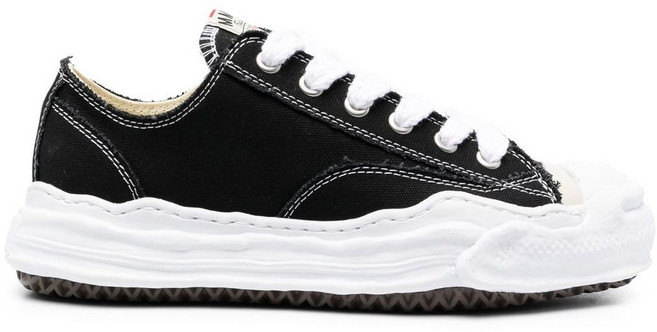 메종미하라야스히로 행크 로우탑 스니커즈