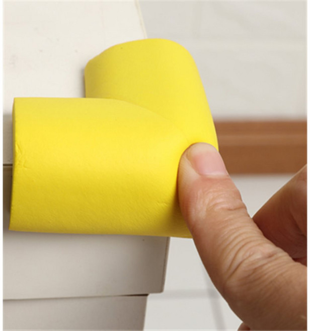 모서리가드 쿠션 보호대 식탁 책장 침대 가구 유아 두꺼운 부딪힘방지10p, 노랑(a)