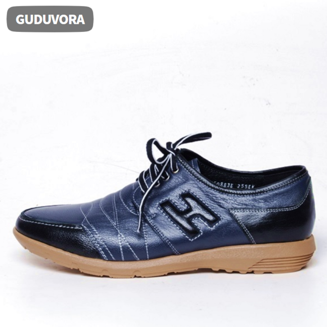 GUDUVORA 남성 수제화 3.0cm 가죽 스니커즈 GV18975AN