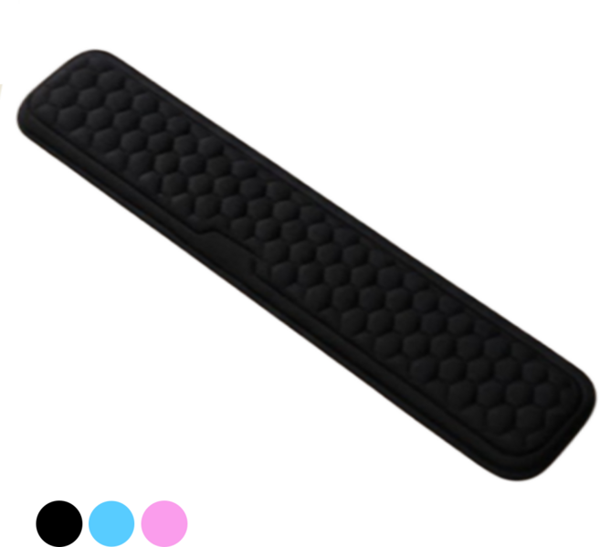 모즈 손목보호 미끄럼방지 키보드 손목 받침대, 1개, 블랙