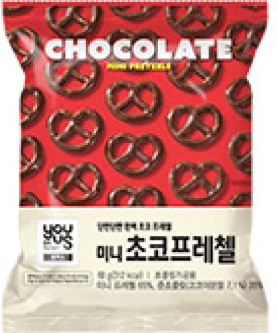 유어스 미니초코프레첼, 5개, 68g