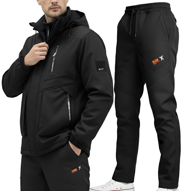 단다니 남자 겨울 작업복 세트 전술복 낚시복 등산복 방한복 상의 하의 바지 잠바 점퍼 자켓