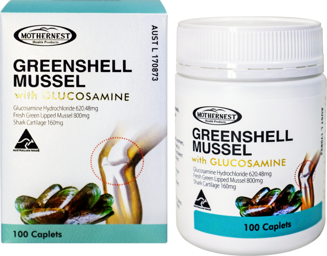 마더네스트 글루코사민 초록입홍합 1500mg, 3개, 100, 100정