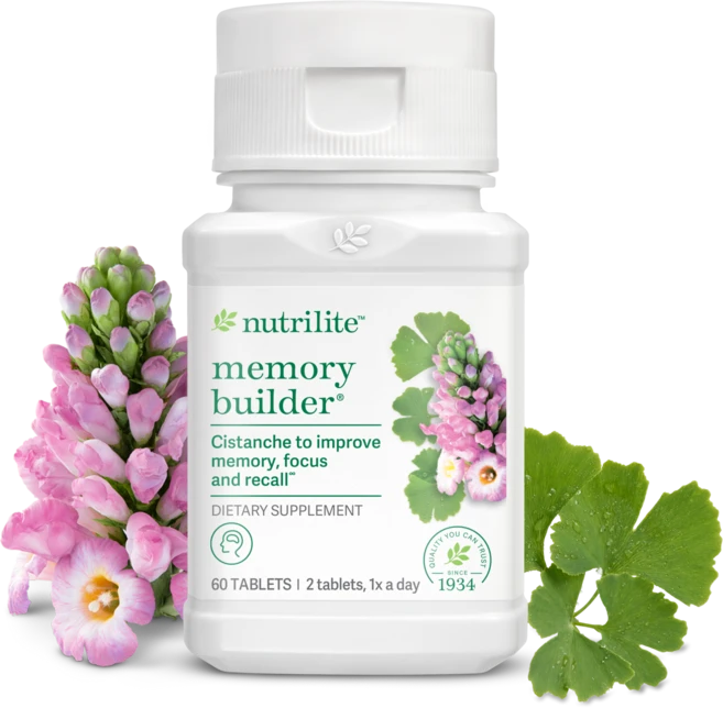 미국 암웨이 뉴트리라이트 메모리 빌더 집중력 기억력 뇌건강 보충제 60정 식물성 성분, 1개 - 쿠팡