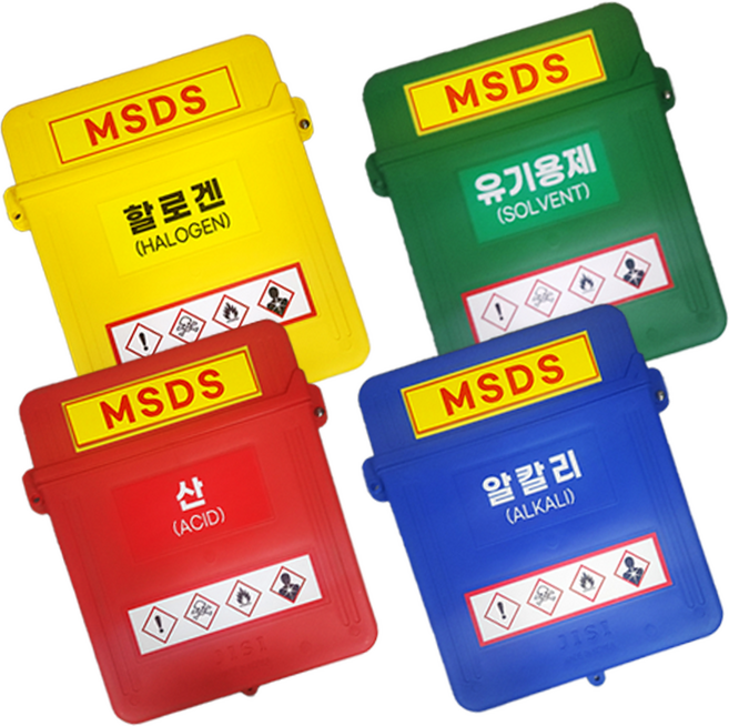 MSDS문서보관함 255x320x폭50mm cs-140 비와바람에보호 문서자료집 메뉴얼 안전관리자료함 파일 바인더 실험실파일, 초록