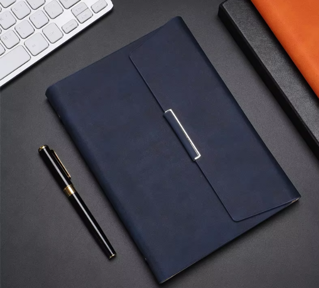 솔로핏 2026 가죽 만년 다이어리 클래식 최고급형, 네이비