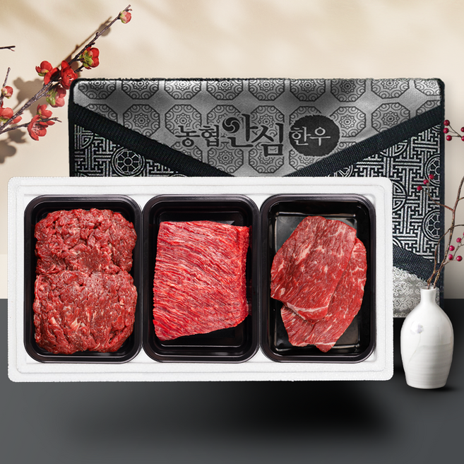 한우세트 구이용 한우선물세트 1등급 명절선물 부모님 선물, 1세트, 1.2kg 불국장