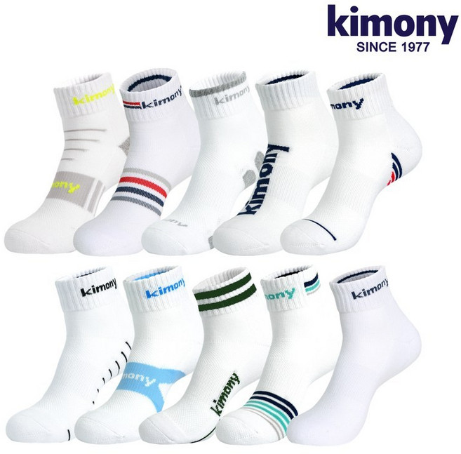 키모니 NEW 이중바닥 남자 스포츠 중목 파일양말 혼합 10족세트