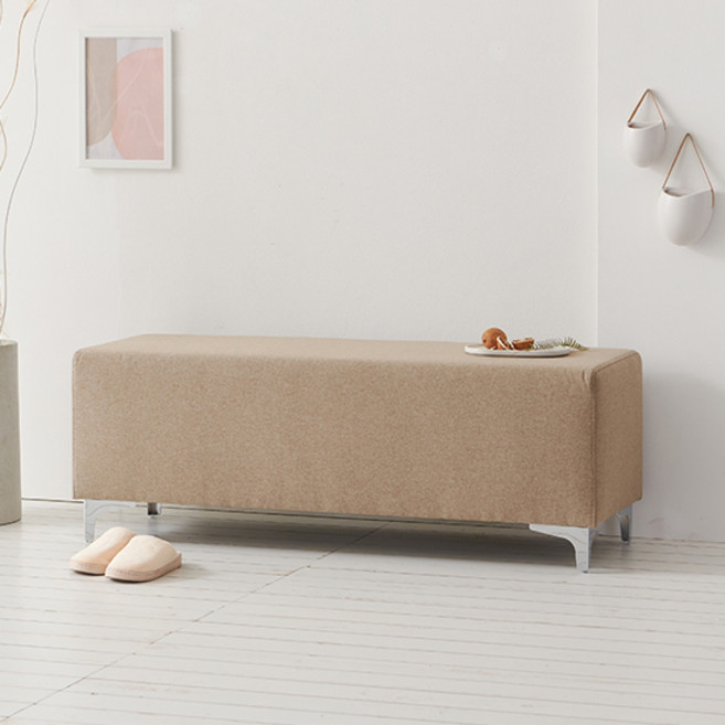 나무뜰 코젯 책장형/수납형 인테리어 벤치 소파, 코젯 1200 모던 패브릭 벤치 소파 SRS022C, 브라운