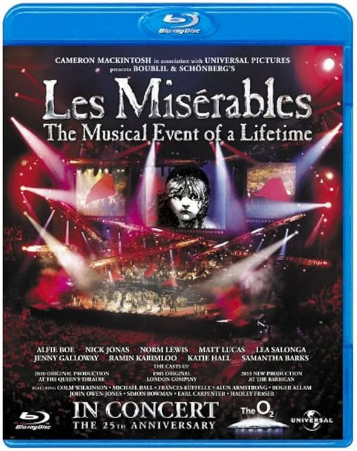 레미제라블 25주년 기념 콘서트 블루레이