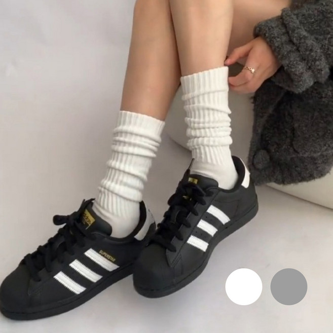 바디랜드 쫀쫀한 골지 주름 니삭스