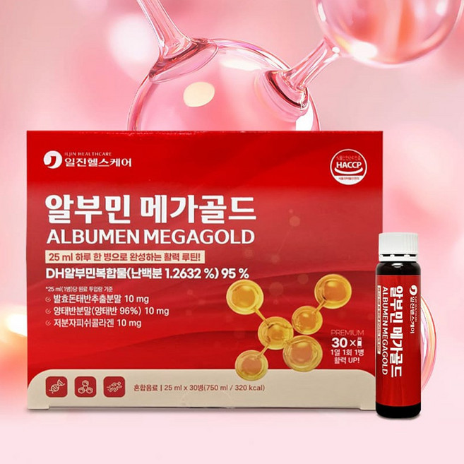일진헬스케어 알부민 메가골드, 1세트, 30회분