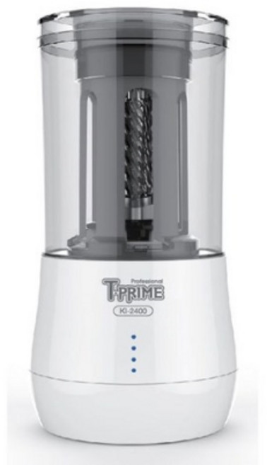 티프라임미술 KI-2400 전동 자동 연필깎이+4B 더존연필1개증정, 백색