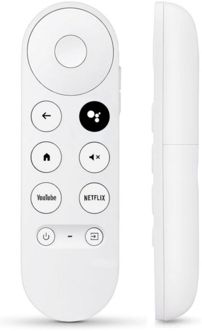 2020 구글 크롬캐스트 4K HD TV 음성 리모컨 G9N9N(리모컨만 해당), 01 WHITE, 1개