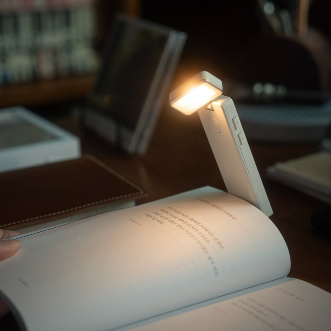 울티 북마크라이트 책조명 북라이트 독서등 ullty, 미스트화이트, 북라이트 단품