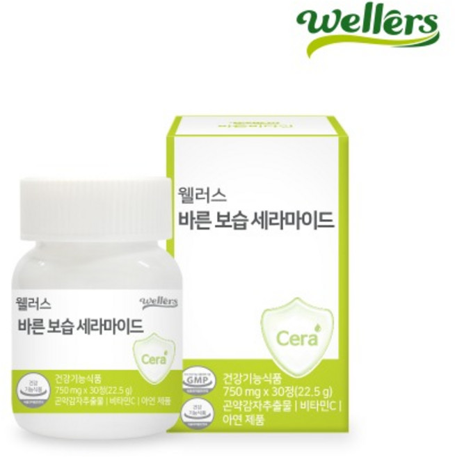 웰러스 바른 보습 세라마이드, 30정, 1개