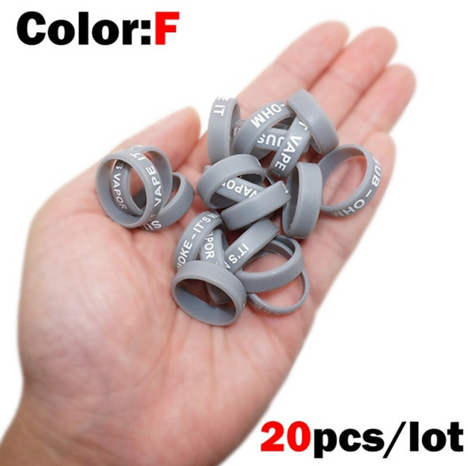 돌돔 받침대 거치대 Outkit 20pcs 낚싯대 핸들 보호 케이스 루어 실리카 젤로드 클립 o 형 링 프로텍터 미끄럼 방지 링 태클, 06 F-20pcs
