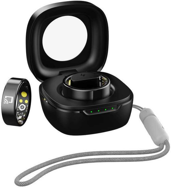 혈압반지 핑거 스마트 측정기 24시간 혈압측정기 모니터, 1개, 7호 (혈압/심박수/혈중 산소/운동/수면)