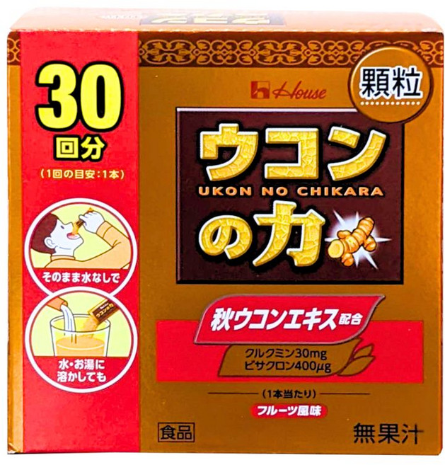 日本 House 交際應酬 盒裝 護肝 酒精代謝, 1個, 薑黃之力盒, 30份