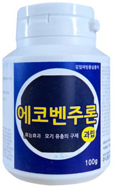 에코벤주론과립 100g 모기유충구제 전문약제, 1개