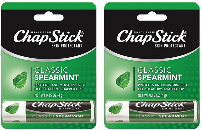 챕스틱 립 케어 스킨 프로텍턴트 클래식 4g, Spearmint, 2개