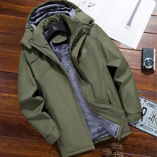 ATSTYLE 防水防風登山騎士連帽夾克 男外套