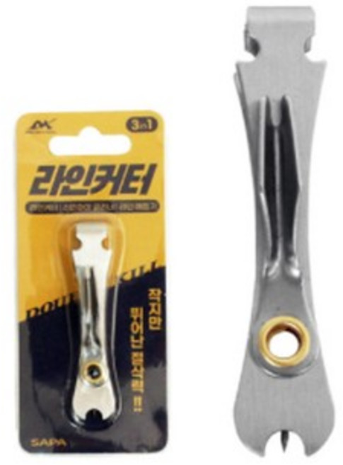 싸파 더블킬 라인커터 3in1 아이클리너 매듭기, 맛난 플라이낚시 라인아이클리너 매듭기