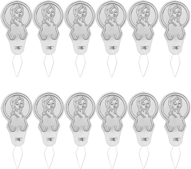 알루미늄 실꿰기 A형, 실버, 12개