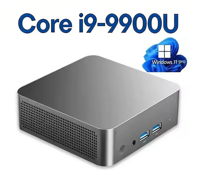 코어 i9 9900U 미니 PC 윈도우 11 16/32GB 램 512GB 1TB 2TB SSD 휴대용 게이밍 미니 PC WiFi6 BT5.2 4K 미, 02 Core i9 9900U, 07 32GB RAM 512GB SSD, 01 빠른  Mainland