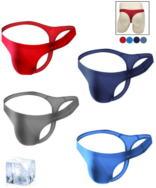 섹시몬스타 심리스 자국없는 넉넉한 심볼 남성 섹시 티팬티 4P