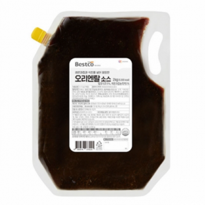 베스트코 오리엔탈소스 2kg, 1개
