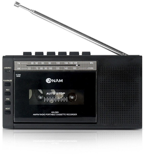 아남A37 블랙 카세트 녹음기 플레이어 MP3 라디오 seo*05025De, 본품1개, 본상품선택, 본상품선택