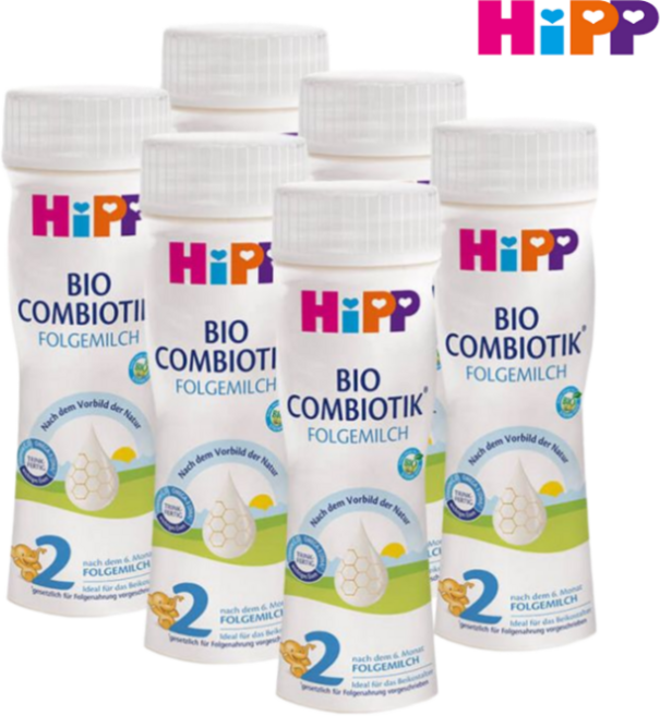 힙 HIPP 액상분유 2단계, 200ml, 6개