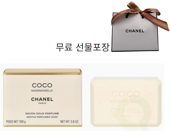 샤넬 코코 마드모아젤 젠틀 퍼퓸 솝 [무료선물포장], 100g, 1개