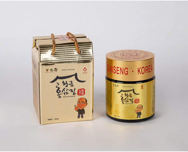 풍기인삼 6년근 황금 홍삼정골드 600g, 1개