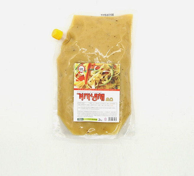 텃밭 냉장 겨자냉채 소스 2kg, 1개