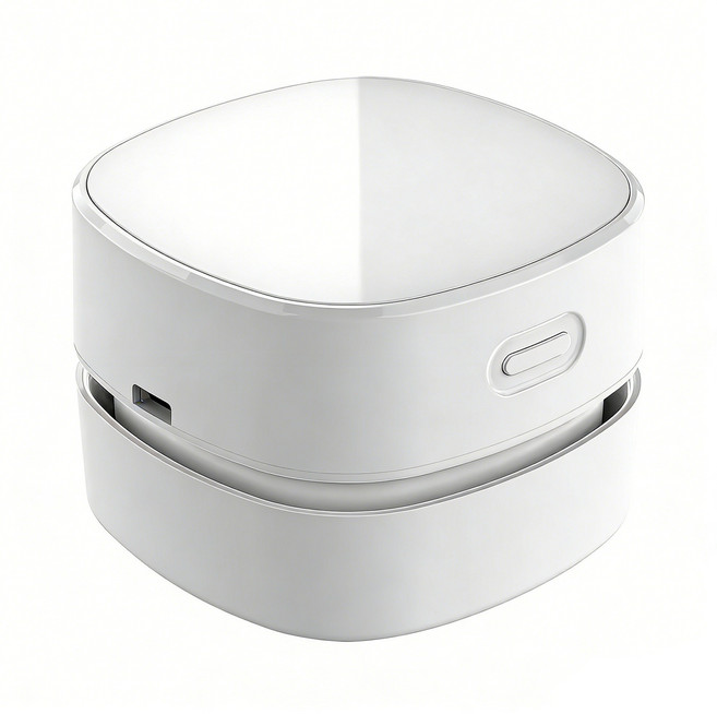 DOODA 迷你桌面吸塵器 電動手持無線 大吸力, 白 精裝充電款 Type - C, 白 精裝充電款 Type - C