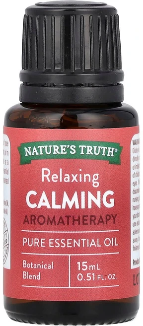 Nature's Truth Pure Essential Oil Relaxing Calming 0.51 fl oz (15 ml) Truth (네이처스 트루스) - 쿠팡