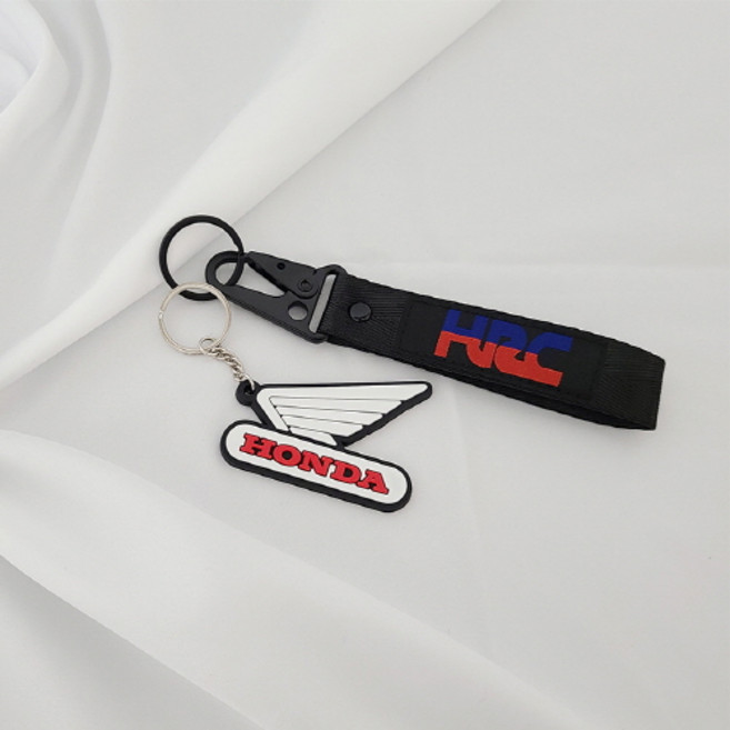 혼다 바이크키링 오토바이키링 스트랩 자동차 키홀더 세트, C, 1개