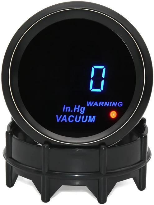 자동차 디지털 타코미터 부스트 PSI 바 게이지 수온 오일 압력 계량기 전압계 진공 연료 비율 52mm, 색상: 2. Air Fuel Ratio B, 1개